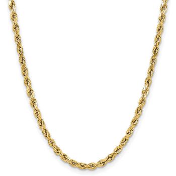 6mm Hollow Rope Chain 14K Gold