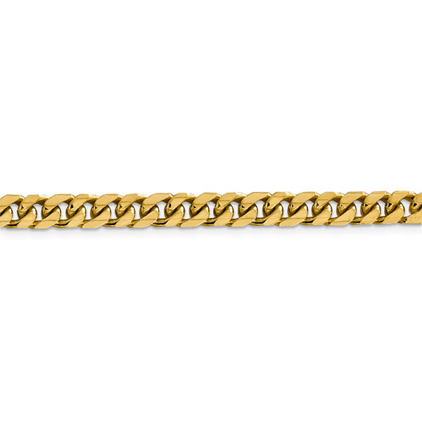 6mm miami cuban link bracelet 14k gold