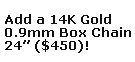 14K Gold Box Chain