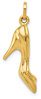 Italian High Heel Shoe Charm, 14K Gold