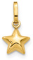 Italian 14K Gold Puffy Star Charm