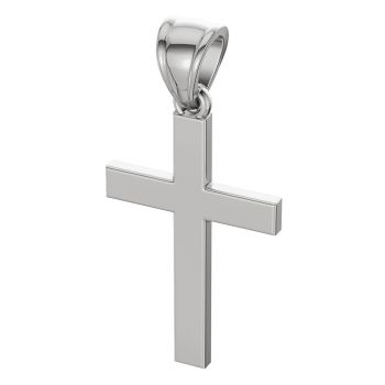 Heaven’s Hope Plain Silver Cross Pendant for Women 2