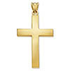 22K Gold Women's Solid Cross Pendant