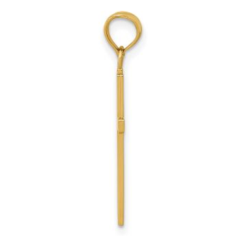 Small Cross Pendant for Women in 14K Solid Gold 2