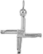 St Brigid's Cross Pendant in Sterling Silver
