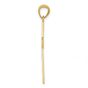 Celtic Knot Latin Cross Pendant in 14K Gold 2