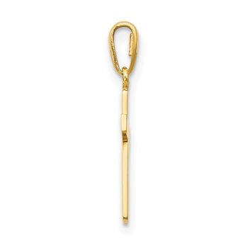 14K Gold Children's Cross Pendant 2