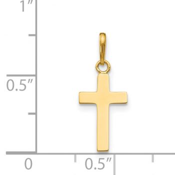 14K Gold Children's Cross Pendant 3