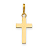 14K Gold Children's Cross Pendant