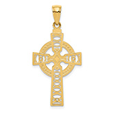Celtic Cross Pendant in 14K Solid Gold