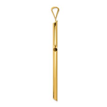 Extra-Large 14K Gold 3D Cross Pendant for Men 2