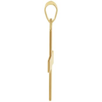 Greek Cross Pendant for Men in 14K Gold 2