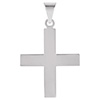 14K White Gold Women's Greek Cross Pendant