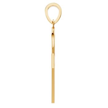 Large 14K Gold Plain Ankh Cross Pendant for Men 3