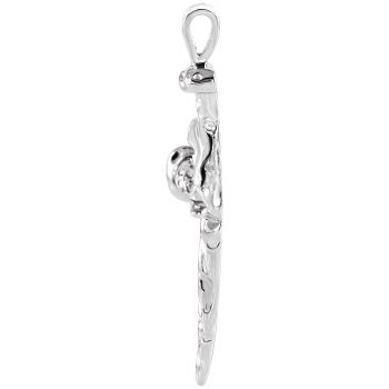 Platinum Nails Cross Pendant for Men 2