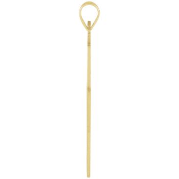 Men's Engraved Greek Cross Pendant in 14K Gold 2