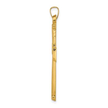 Latin Cross Pendant in 14K Yellow Gold 2