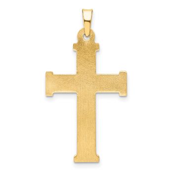 14K Gold Latin Cross Pendant for Men 3