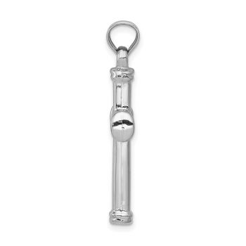 Reversible Split Cross Pendant in 14K White Gold 2