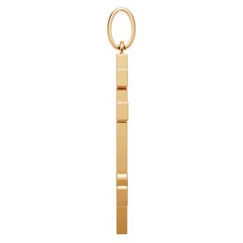 18K Gold Eastern Orthodox Cross Pendant for Men 3