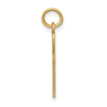 Small Ankh Cross Charm Pendant in 14K Solid Gold 2
