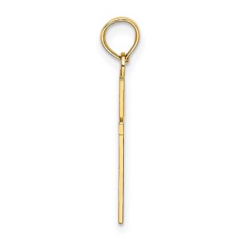 Small 14K Gold Cross Charm Pendant for Women 2