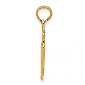 Small Jerusalem Cross Pendant in 14K Solid Gold 2