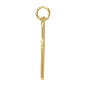 Small Polished Cross 14K Yellow Gold 2