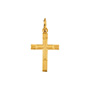 Tiny Cross within Cross Pendant in 14K Gold