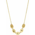 14K Gold Personalized Family Engravable Disc Necklace 5