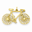 Bicycle Charm Pendant in 14K Gold