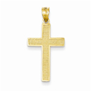 14K Gold Cross of Calvary Pendant