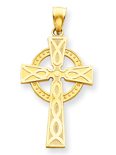 circle cross pendant