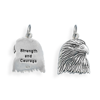 American Eagle Pendant in Sterling Silver