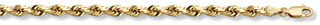 4mm Rope Bracelet, 14K Solid Gold
