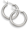 Sterling Silver Hoop Earrings - 15/16