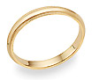 3mm 14K Gold Milgrain Wedding Band Ring