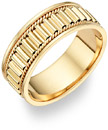 14K Gold Design Wedding Band