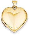 14K Gold Heart Locket
