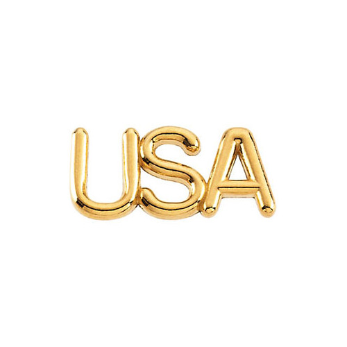 14K Gold USA Lapel Pin