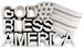 God Bless America Lapel Pin in Sterling Silver