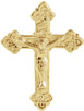 Crucifix Lapel Pin, 14K Gold