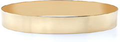 14K Gold Flat Bangle Bracelet, 11mm (7/16