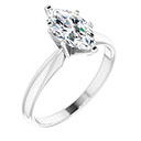 1 carat lab made marquise diamond solitaire engagement ring