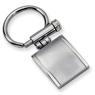 Brushed Stainless Steel Key Ring