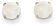 3mm 14K Gold Opal Stud Earrings