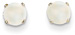 14K Gold 5mm Opal Stud Earrings