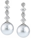 South Sea Pearl & Diamond Julia Earrings