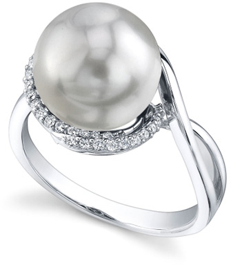 South Sea Pearl & Diamond Summer Ring