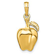 14k apples of gold pendant